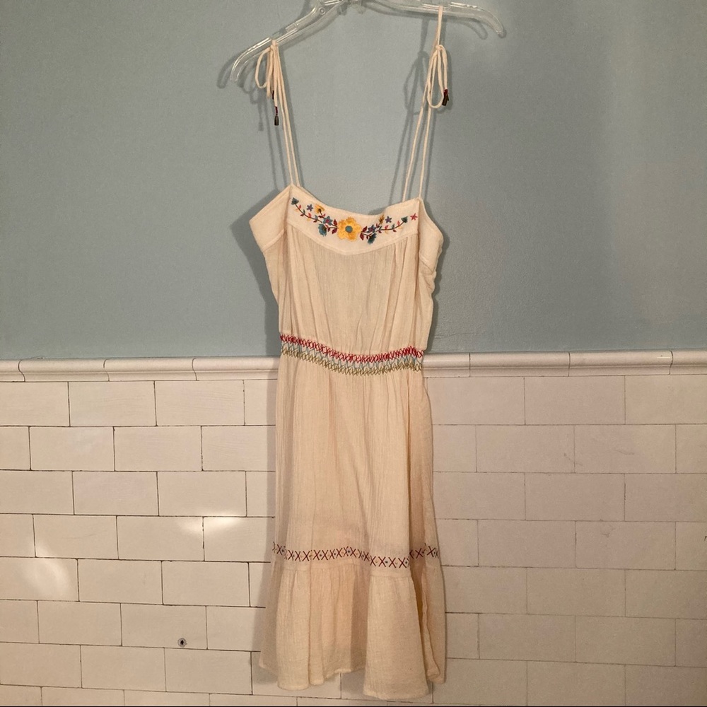 I Love H. Eighty One Embroidered Boho Dress medium